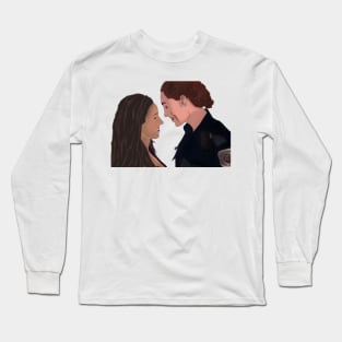 Two Beautiful Unicorns - WayHaught Long Sleeve T-Shirt